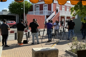 Bista fotografico di e entrega di lista politico na Censo pa eleccion 2024