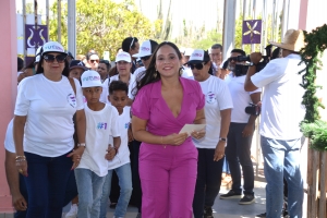 Lider politico di FUTURO Gerlien Croes a deposita su voto na Kudawecha diabierna merdia