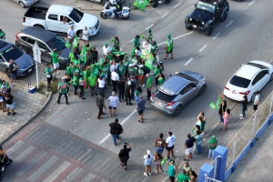 Drone shots di yegada di lidernan di AVP y MEP na nan urna electoral