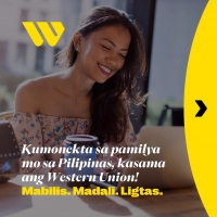 Western Union Aruba  y su servicio di transferencia vía Mobile Wallet of Cuenta di Banco pa Philippines