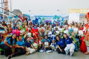Aeropuerto di Aruba a premia monarcanan y finalistanan di Carnaval 71