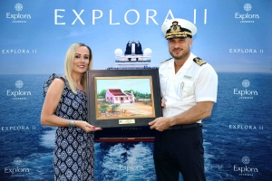 ATA y APA a yama bonbini na barco crucero Explora II cu e bishita inaugural na Aruba