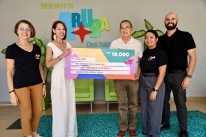 Donacion di ATA na FPNM ta alimenta 20 mucha pa un aña   