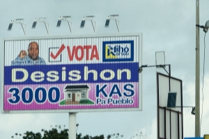 Corsou ta den gara total di eleccion pa diabierna!  