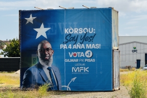 Corsou ta den gara total di eleccion pa diabierna!  