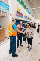 Aeropuerto a inicia cu e “soft opening” di terminal nobo di check-in pa vuelonan Mericano