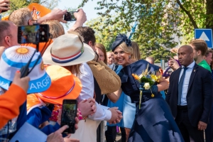 Famia Real a celebra Dia di Rey na  Doetinchem