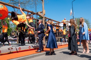 Famia Real a celebra Dia di Rey na  Doetinchem