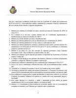 Parlamentario cu varios pregunta na minister riba retiro di hunta di comisario di aeropuerto