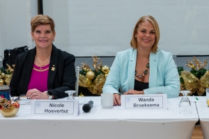 Wanda Broeksema y Nicole Hoevertsz nombra den comisionnan di PanamSports