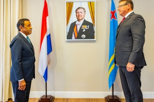 Rene Herdé a huramenta como e di 7 minister di Gabinete AVP-FUTURO