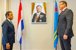 Rene Herdé a huramenta como e di 7 minister di Gabinete AVP-FUTURO