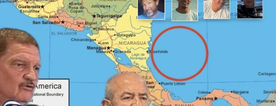 Buskeda pa piscadornan perdi ta amplia den direccion di Nicaragua y Costa Rica