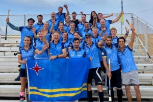 Den deporte di hockey, Aruba Team-1 a gana e torneo di islanan ABC