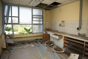 Gobierno a laga cera ex edificio di Polis den Wilhelminastraat  