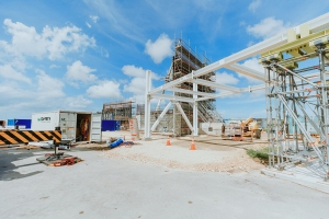 Aeropuerto di Aruba a inicia fase 1B di expansion cu e.o. tres gate nobo 