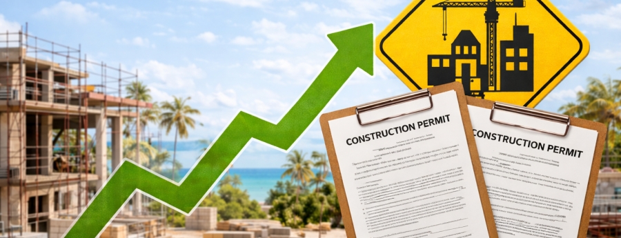  Aruba a otorga casi mil permiso di construccion na 2025