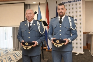 Cuerpo Policial di Aruba awor tin dos comisario nobo