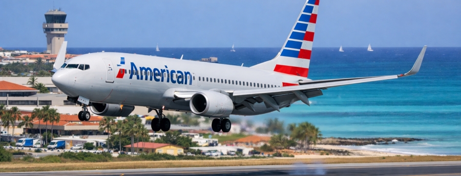 Avion di American Airlines a bati alarma diabierna na Aruba 