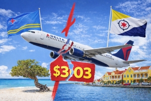 Pa luna di maart, bula di Boston pa Aruba (roundtrip), ta mes ‘barata’ cu bula di Aruba pa Bonaire! 