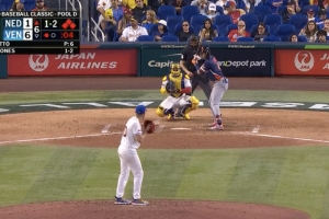 Venezuela a logra un victoria di 6-2 contra Hulanda den e World Baseball Classic 2026