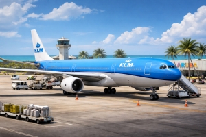  KLM ainda lo sigui bula cu Airbus riba Aruba pa awor