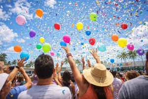 DNM ta lansa encuesta tocante e uzo di blaas y confetti den aire liber