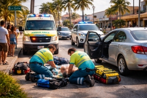 Ex docente ta muri despues di a bira malo tras di stuur