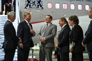 Rey Willem-Alexander a yega Aruba
