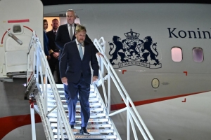 Rey Willem-Alexander a yega Aruba
