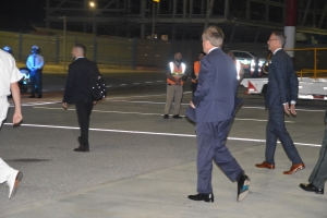 Bista fotografico di yegada di Rey Willem-Alexander na Aruba diamars anochi 