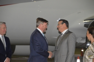 Bista fotografico di yegada di Rey Willem-Alexander na Aruba diamars anochi 