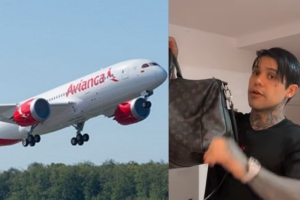 Avianca rabia riba influencer Colombiano cu a activa stinkbom   riba Oceano Atlantico