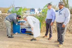 WEB a haci donacion di conexion di awa na Kapel di Alto Vista