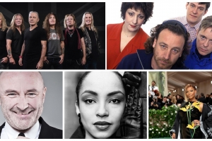  Phil Collins, Queen Latifah y Billy Idol entre esnan cu lo drenta Salon di fama di Rock & Roll