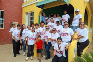  Scouting Aruba ta trese alegria na adulto mayornan cu Good Deeds Day