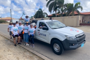 SETAR a participa na e Coastal Clean Up Event di AHATA en conexion cu Earth Day