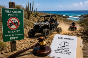 Aruba Birdlife Conservation  cu caso contra destruccion di naturaleza pa UTV y ATV