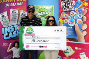Aruba ta conoce su di tres miyonario pa 2026 cu Lotto