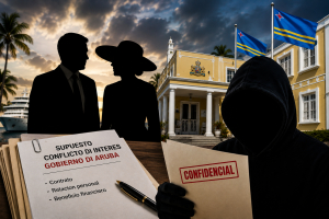Carta anonimo ta acusa conflicto di interes relaciona cu bishita di Rey 