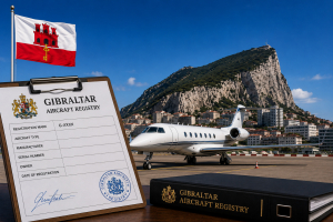 Fuera di Aruba, Jorge Colindres a habri registro di avion tambe na Gibraltar Registro 