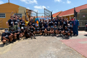 Studiantenan di scol di polis a participa den Aruba DOET 2026 na Savaneta Scouting