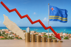 Debe di Aruba ta sigui baha te casi 5 biyon florin