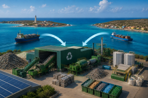 Aruba posiblemente lo procesa desperdicio pa Corsou y Boneiru