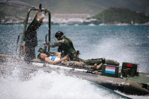 Naval forces test hurricane preparedness during international disaster-response exercise