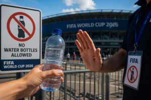 FIFA ta prohibi fanaticonan di trece botter di awa den stadionnan di Copa Mundial