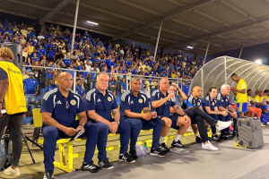 Seleccion nacional di futbol di Corsou a gana Aruba 4-0 den wega amistoso 