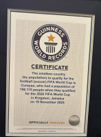 Corsou a keda reconoci como e pais mas chikito cu a clasifica pa Mundial di Futbol   