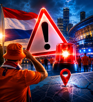 Embahada hulandes ta alerta pa posible caos na Houston despues di partido di Hulanda