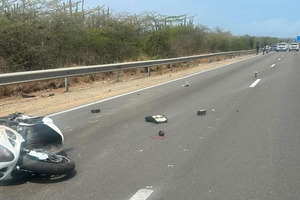 Motorciclista ta bira e di 8 morto di trafico pa 2026 